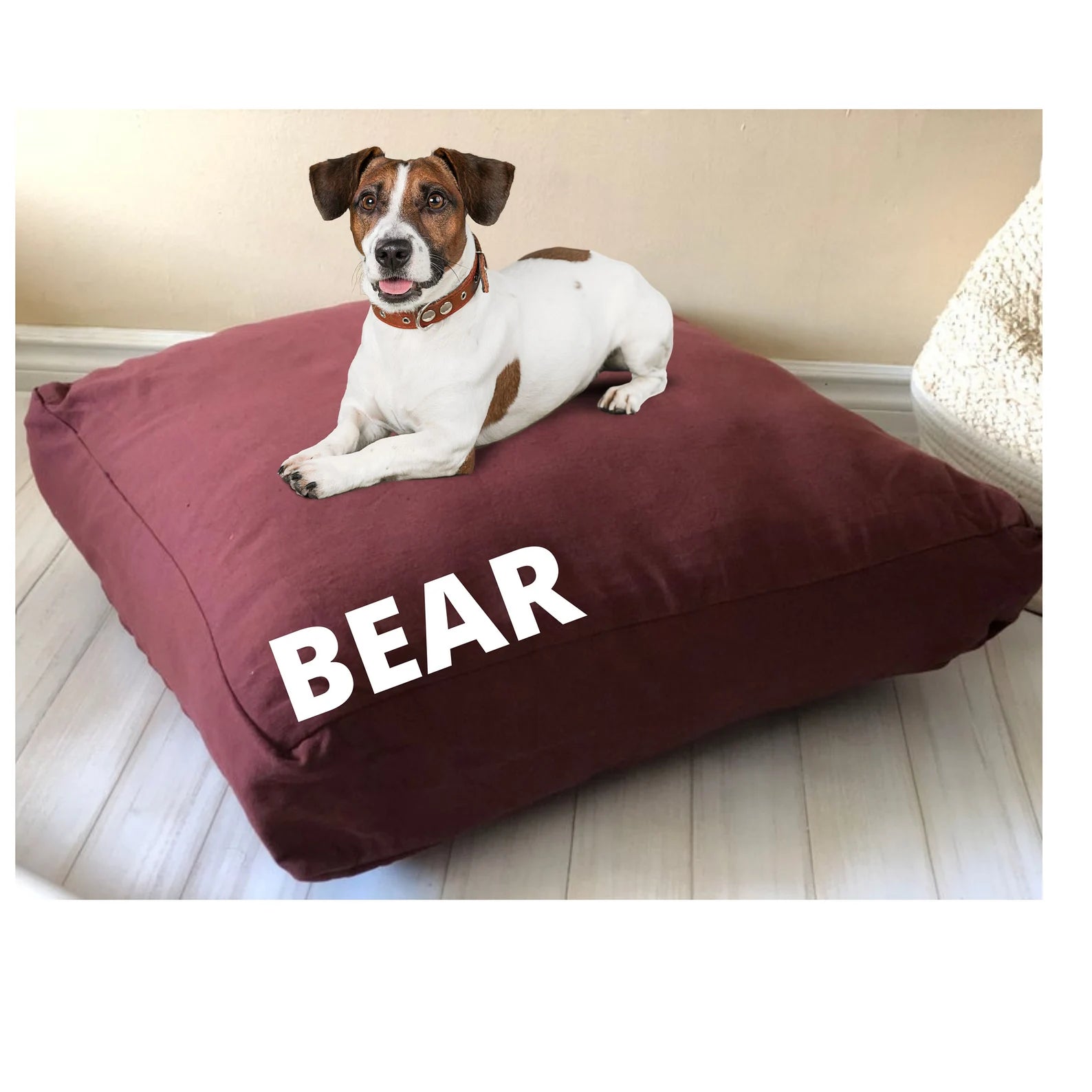 Boxed Edge Square Floor Pillow Cover Floor Pillows ZellJoy