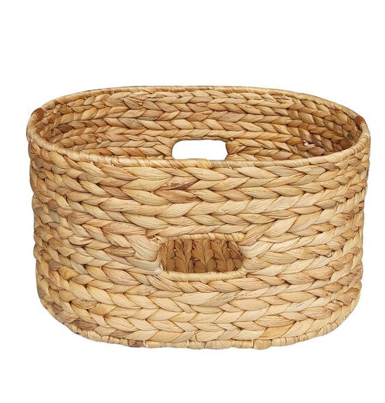 Water Hyacinth Basket | Natural Baskets | Wholesale Sustainable Home Décor - MOQ 400 PCS