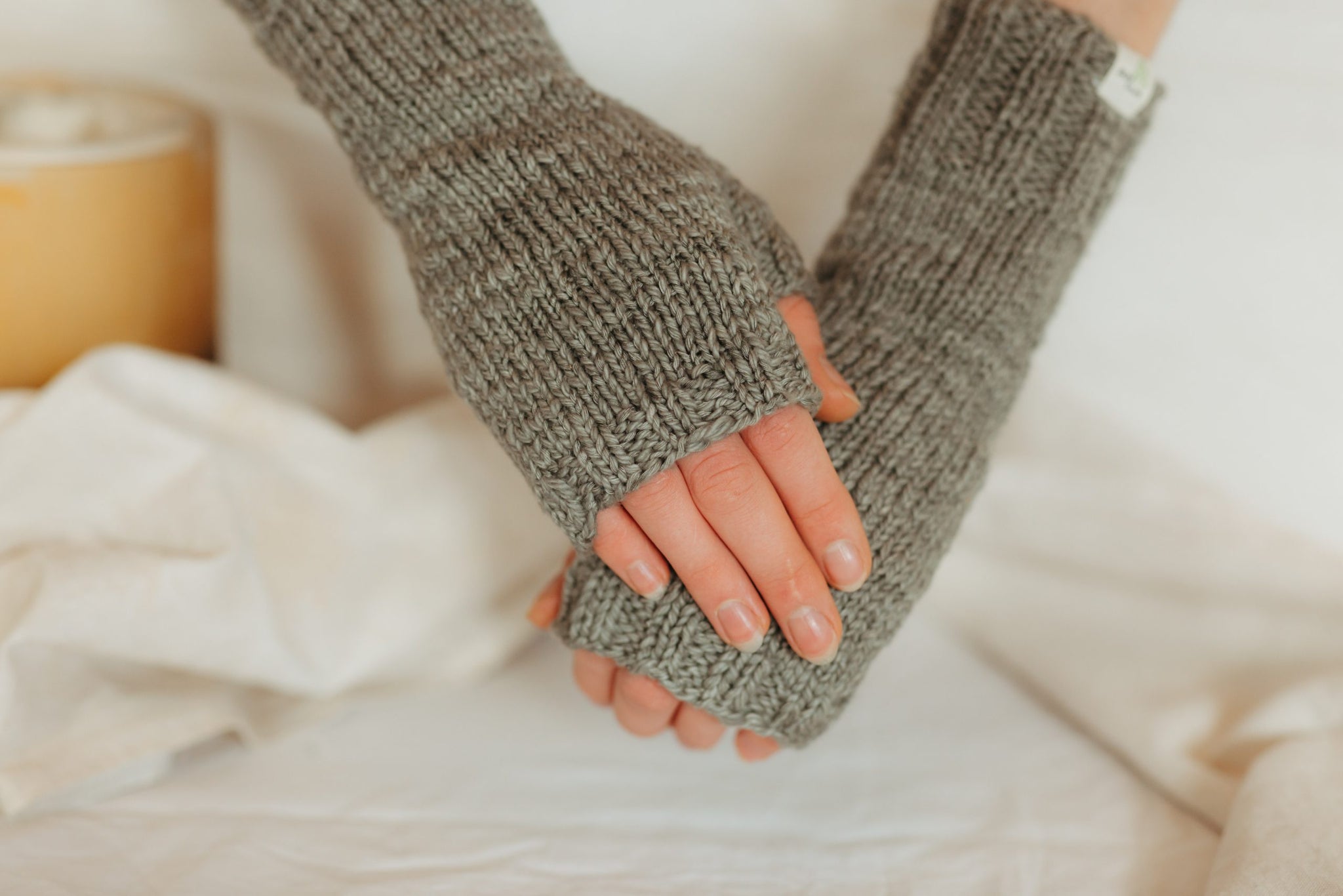 Texture Fingerless Gloves, Women's Fingerless Gloves