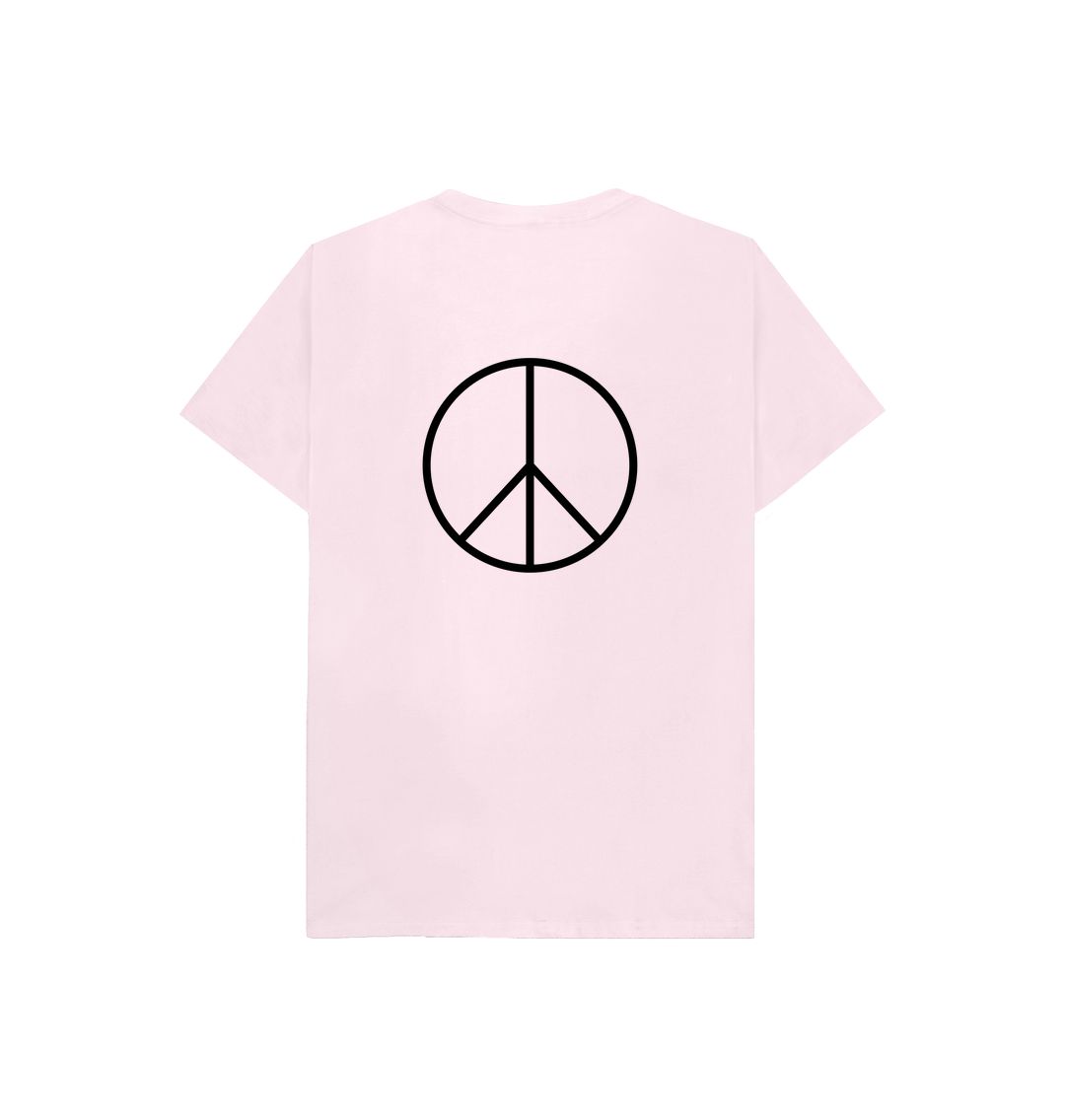 Pink Peace T-shirt for Girls | Pink T-shirts