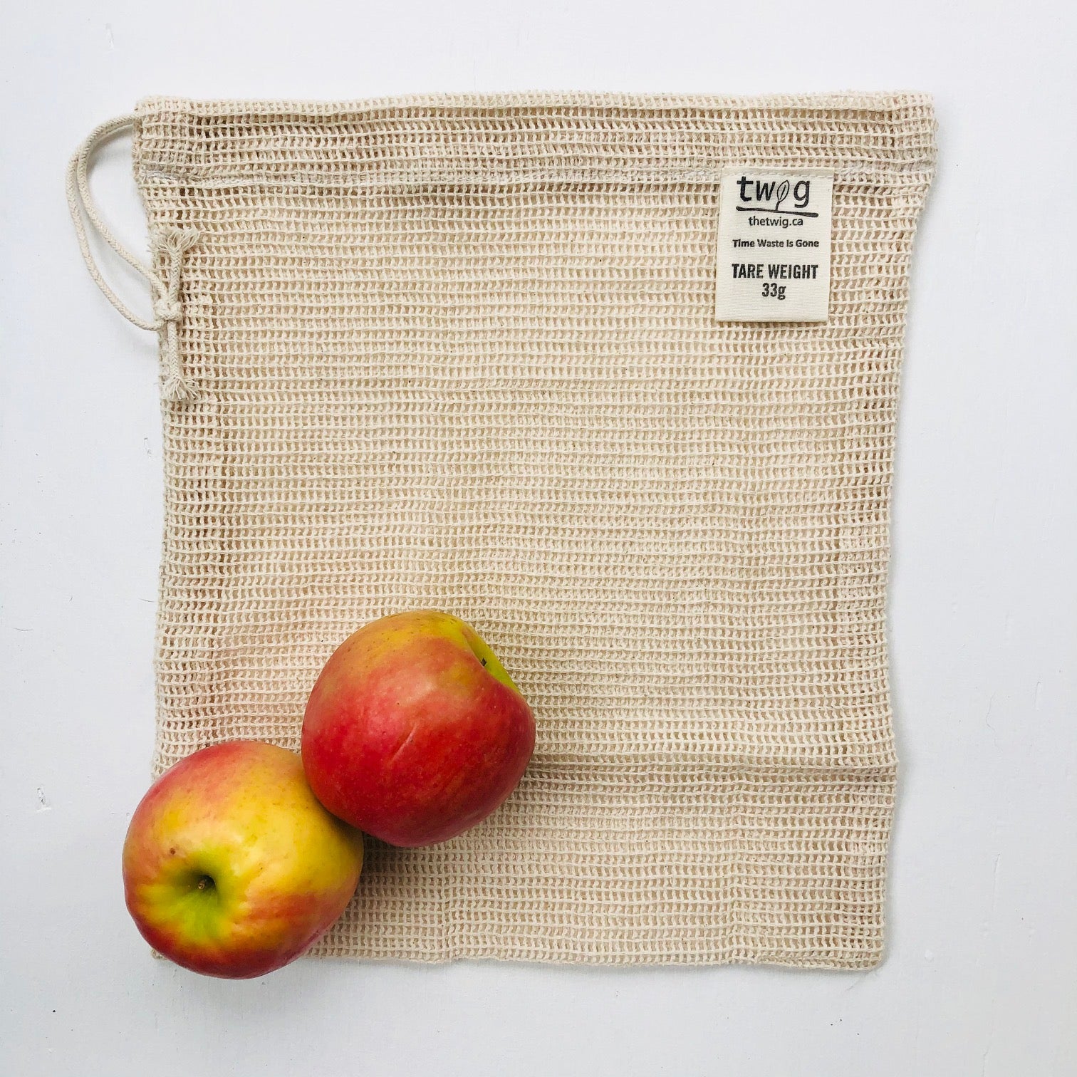 Organic cotton produce bag