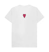 White White T-shirt for Women & Girls | Heart & Ocean Life T-shirt
