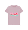 Mauve Peace T-shirt for Girls | Pink T-shirts
