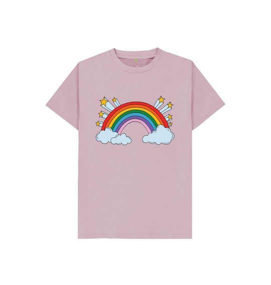 Pink T-shirt for Girls & Kids | Rainbow & Heart T-shirt
