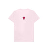 Pink Pink T-shirt for Girls & Kids | Rainbow & Heart T-shirt