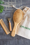 Bamboo Hair Brush Set