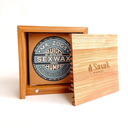 Bamboo Surf Wax Box | Eco-Friendly Surfing
