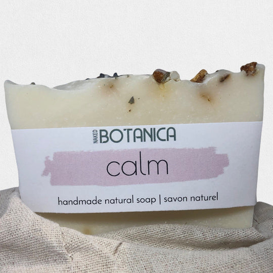 CALM Vegan Natural Soap: Orange, Lavender, Coconut by Nakedeodorant