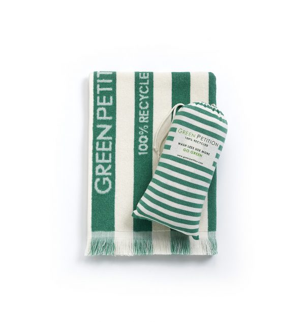 Green Bath Towel - Recycled Delmor FIT