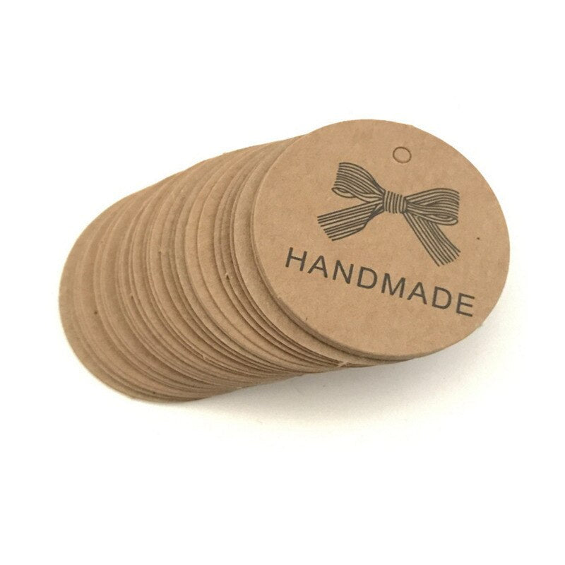 Kraft Paper Gift Tags 100 psc