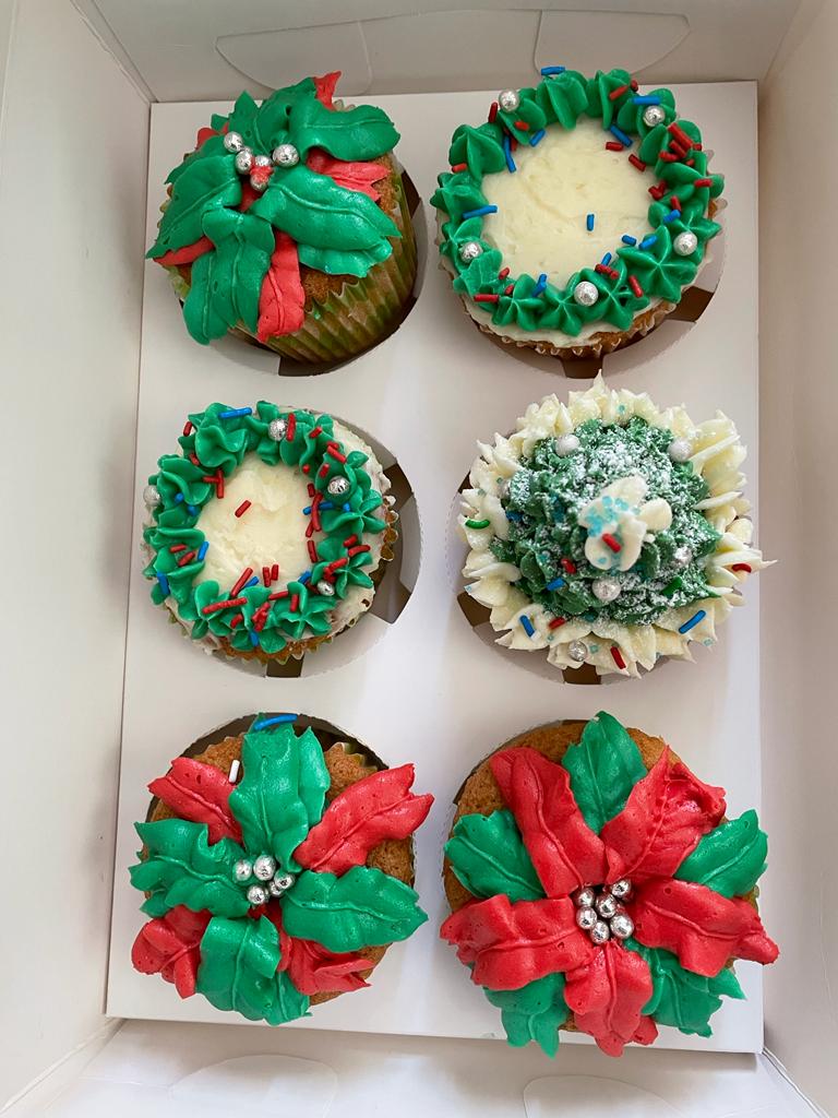 Christmas Cupcakes for pickup in Burlington, ON