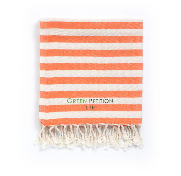 Orange Bath Towel, Tangerine Peshtemal