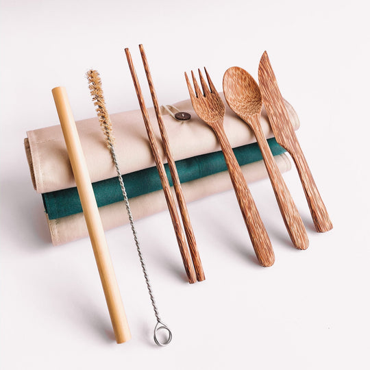 Coconut Cutlery Kit | Eco-friendly Kitchenware