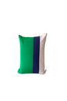 Green Minimalist Abstract Color Block Throw Pillow