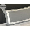 Gray Trim Pillows 