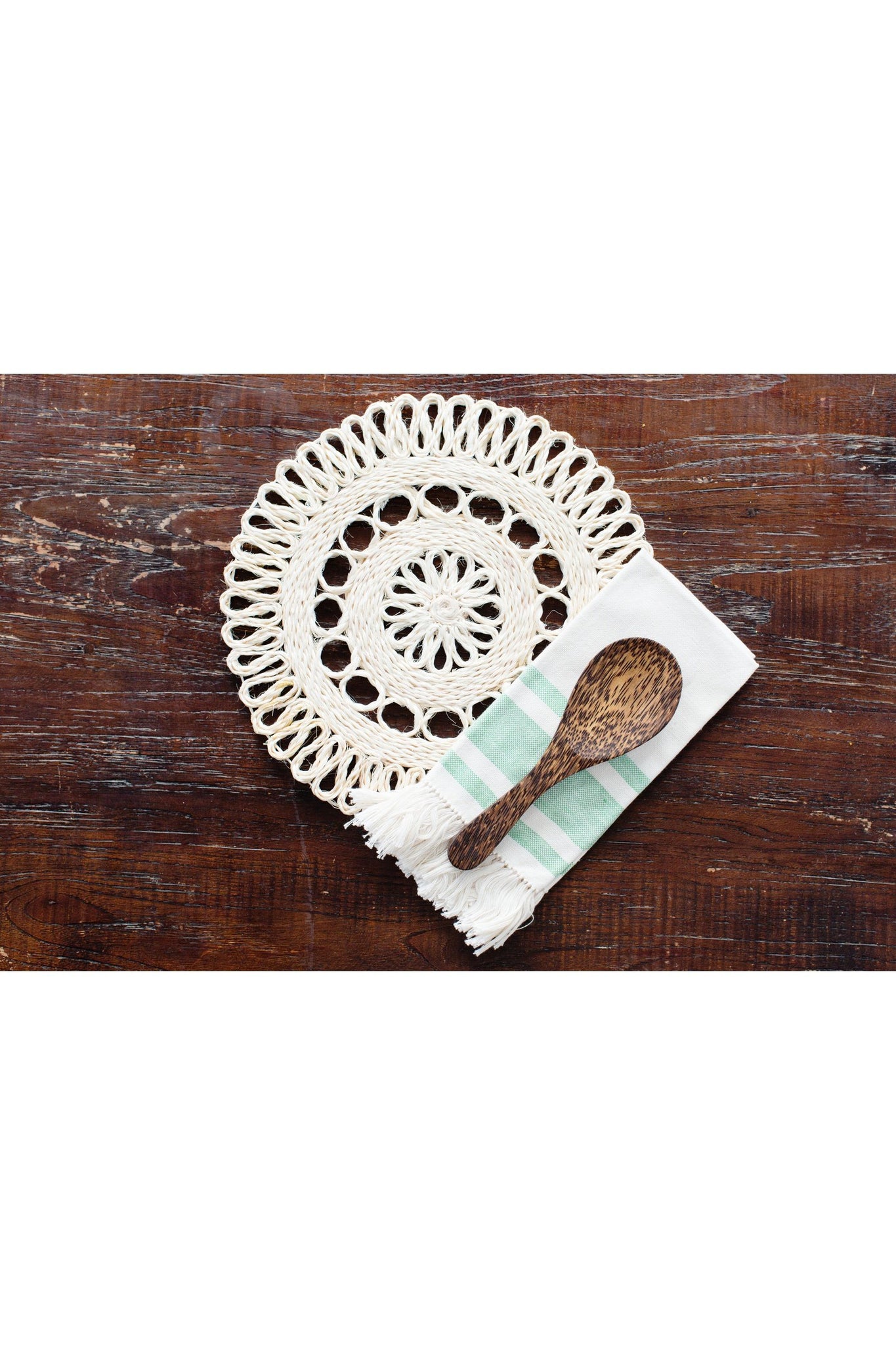 Handwoven Seagrass Placemat Trivet | All Natural