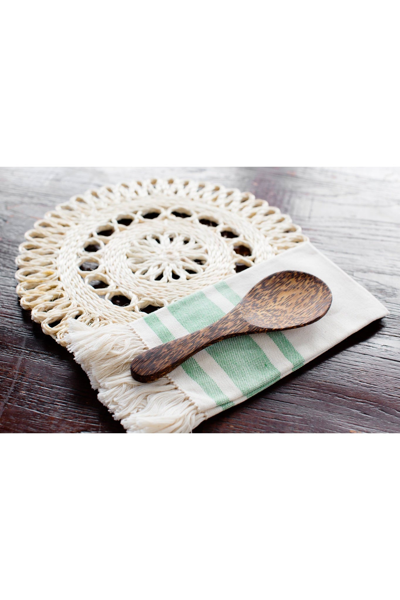 Handwoven Seagrass Placemat Trivet | All Natural