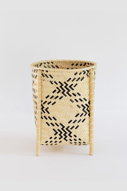 Catchall Woven Basket with Stand