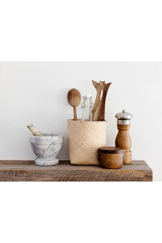 Natural Rattan Woven Storage Basket