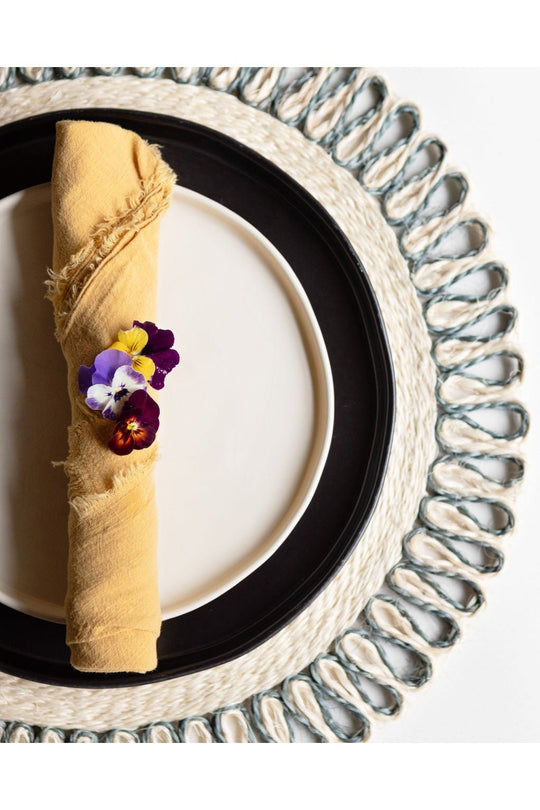 Handwoven Seagrass Placemat | Trivet | 16"