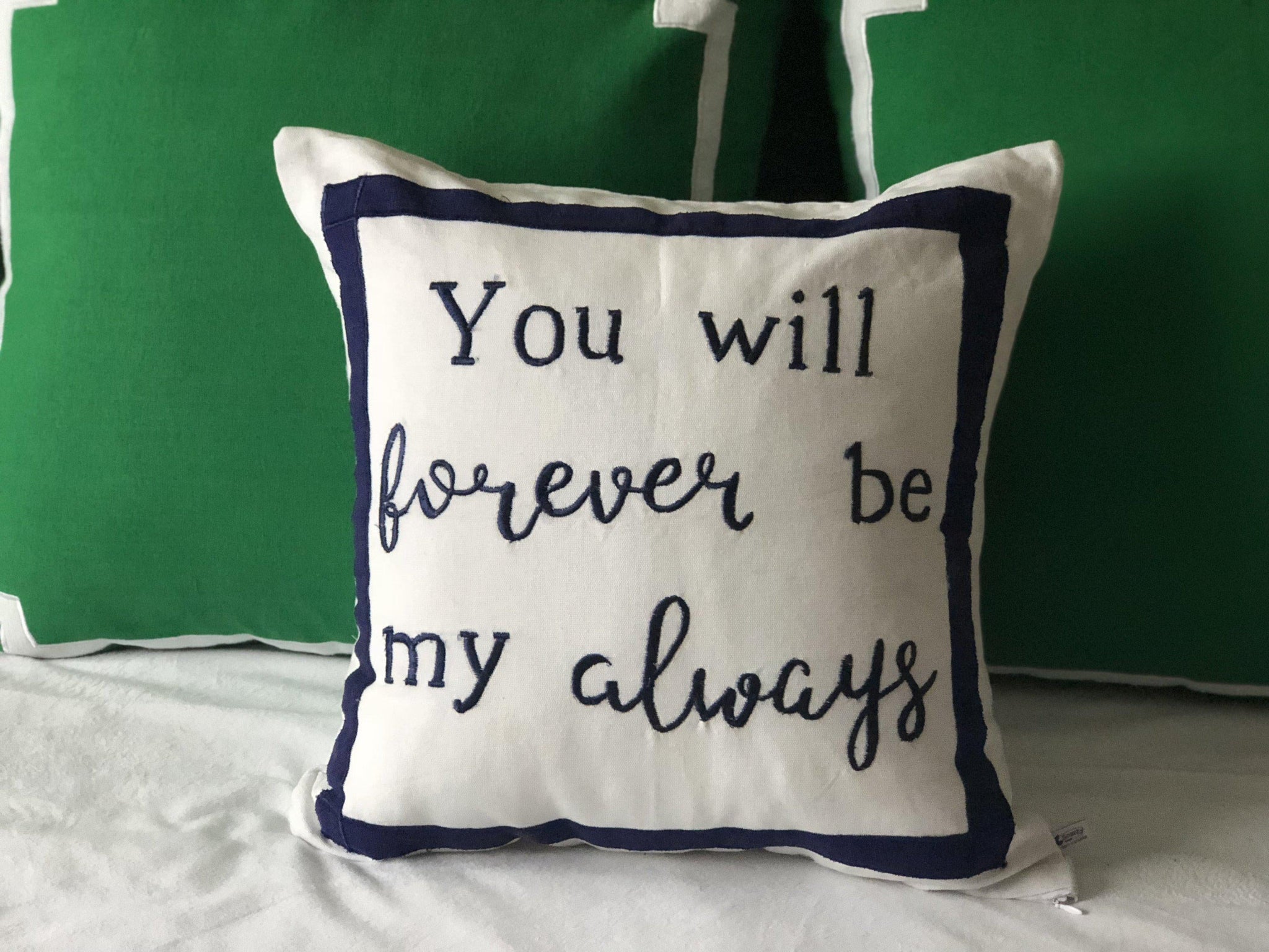 Anniversary Pillow Covers, Unique Birthday Grift, Throw Pillows with Words