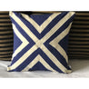 Blue Applique Abstract Pillows