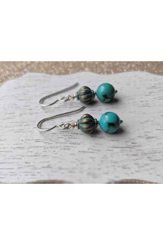 Turquoise Blue Handmade Earrings
