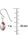 Baby Pink Quartz Gemstone Drop Earrings