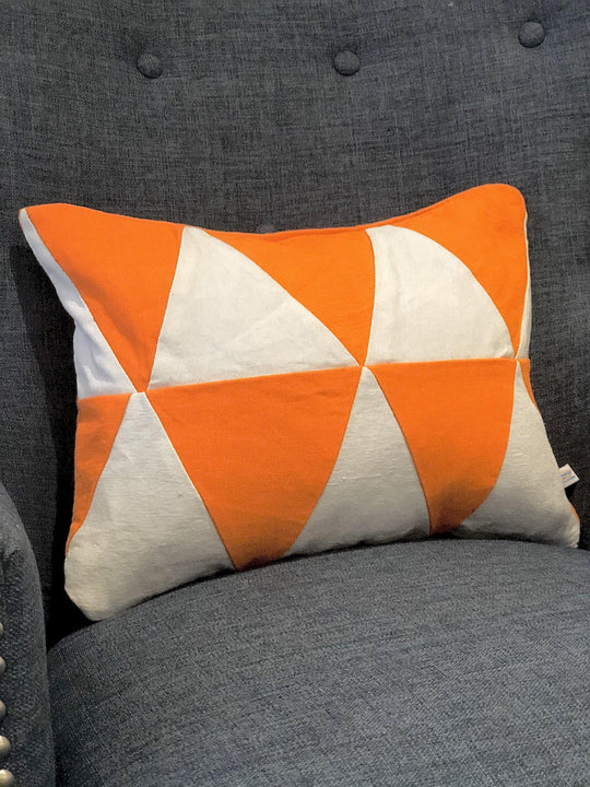 Upcycle Orange Decor,  Orange Lumbar Throw pillows