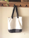 Upcycle Cotton Tote Bags Blue, Eco Friendly Grocery Bags, Shopping & Gym Bag