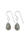 Minimalist Earrings, Labradorite Gemstones