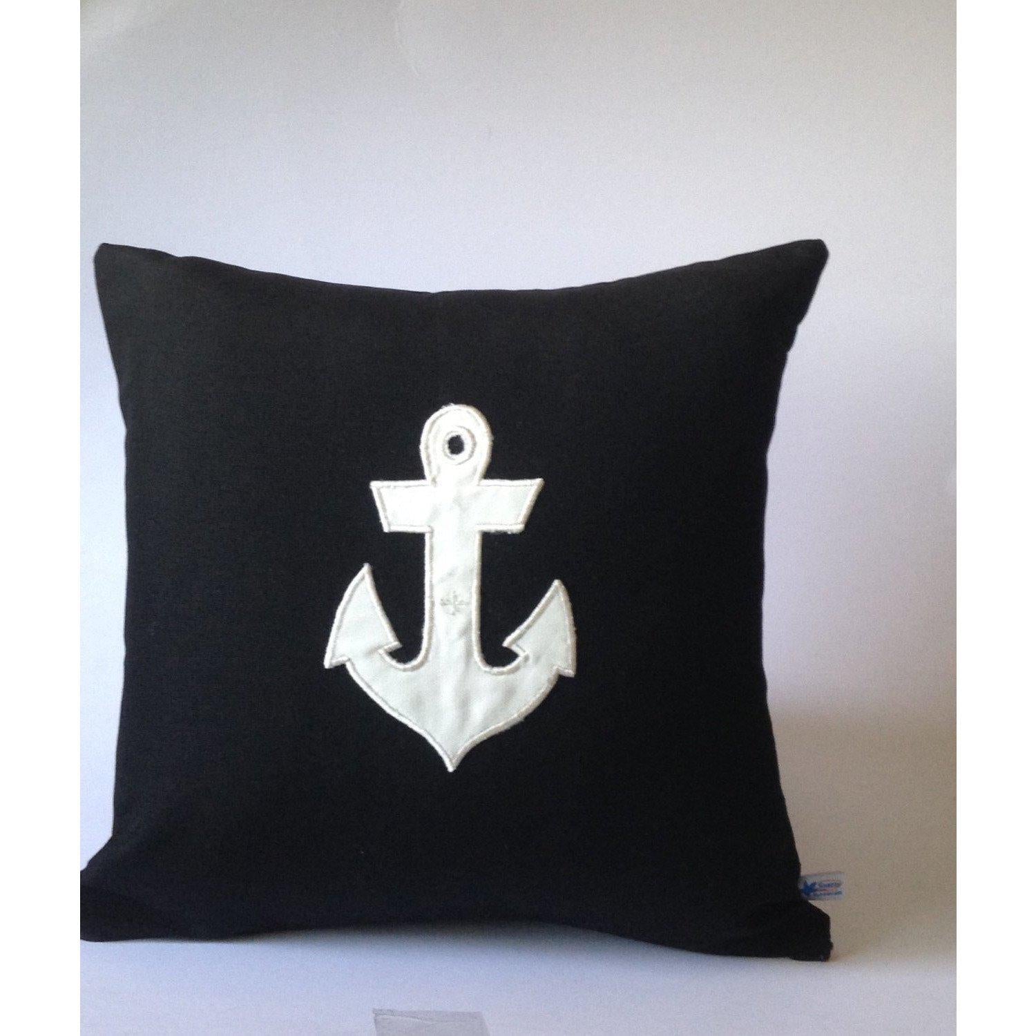 Anchor Boat Outdoor Pillows
