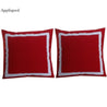 Red Trim Pillows
