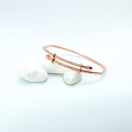 18K Rose Gold Bangle Bracelet | Reminisce