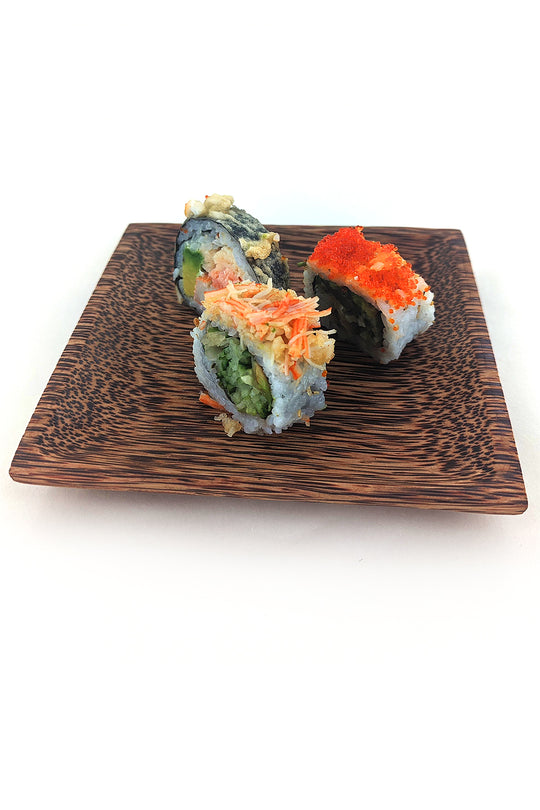 Coconut Wood Square Plate for Hors d'oeuvres