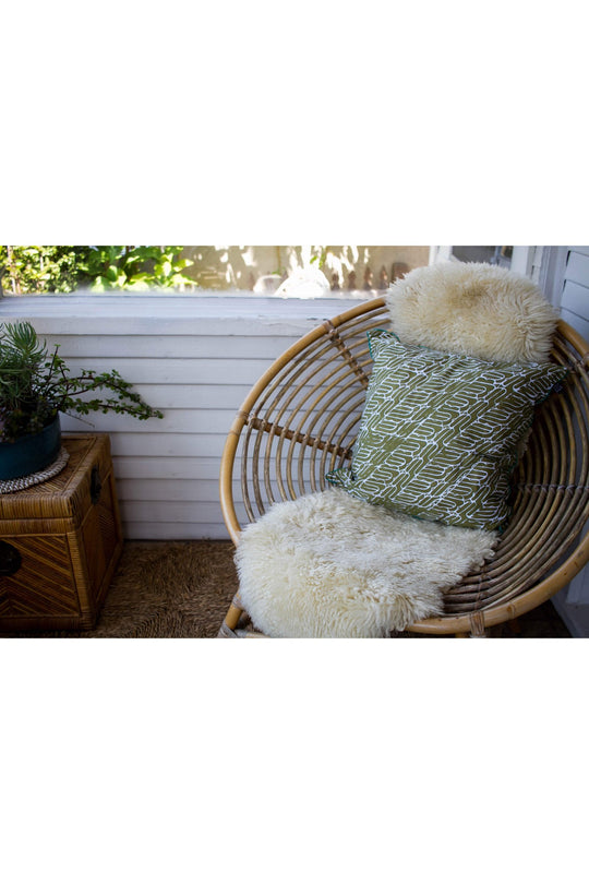 Batik Pillow | Olive Green